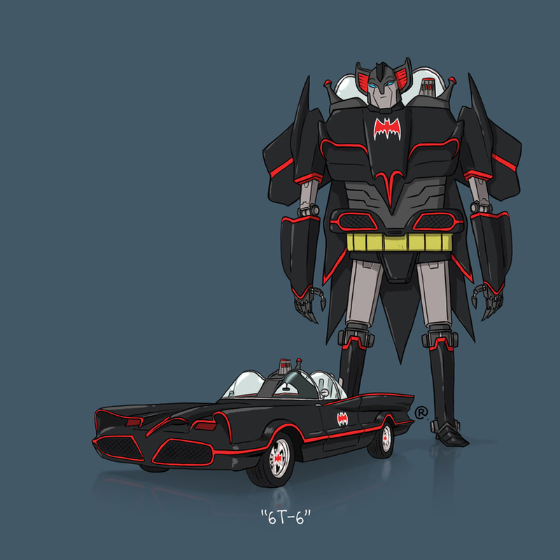 Illustration for article titled These Transforming Famous Cars Are Such A Great Idea